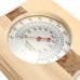 Wooden Sauna Hygrothermograph Thermometer Hygrometer Sauna Room Accessory