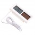 Potable Waterproof LCD Solar Digital Thermometer Sensor with 0.75M Cable Household Thermometers