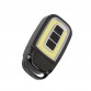 Mini Portable USB Rechargeable COB LED Flashlight Key Chain Torch Work Light Outdoor Camping Lamp