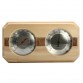 Wooden Sauna Hygrothermograph Thermometer Hygrometer Sauna Room Accessory