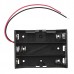 New Version DC 11.1V 3 Slot 3 Series 18650 Battery Holder Box Case With 2 Leads And Spring