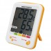 S-WS18 Hygrometer Thermometer Indoor Outdoor Humidity Monitor Digital LCD Temperature Clock Thermo