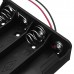 10pcs New Version DC 14.8V 4 Slot 4 Series 18650 Battery Holder Box Case With 2 Leads And Spring