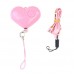 Heart Style Emergency Personal Alarm Key Chain with SOS & LED Light for Women / Kids / Girls / Superior, Random Color